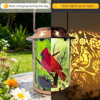 Cardinal Solar Yard Lanterns, Decorative Waterproof LED