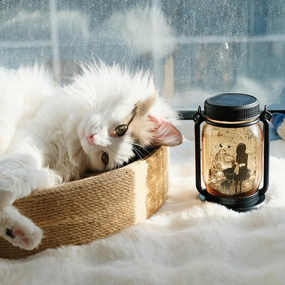 Cat Girl Lamp, Fairy Lanterns, Girl Room Decor, Girl Bedroom Decor, Girls Gifts, Cat Memorials, Gifts for Cat Lovers, Gifts for Girls, Fairy Lantern Jar Night Light Arts and Crafts for Kids