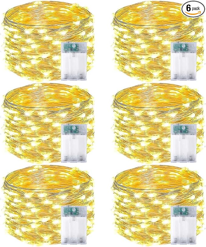 Christmas Fairy Lights, 16ft 50 LED Battery Twinkle Lights
