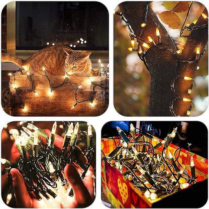 Christmas Porch String Lights, 50 LED Waterproof