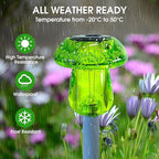 Red Solar Pathway Lights 8-Pack, Driveway LED