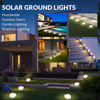 6-Pack Solar Pathway Lights, Waterproof LED Walkway Lights