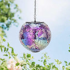 Mosaic Solar Hanging Lanterns, Elegant Yard Decor