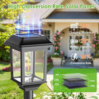 8-Pack Solar Pathway Lights, Waterproof LED Yard Lights