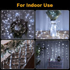 Christmas String Lights, 33ft 400 LED Waterproof Twinkle Lights
