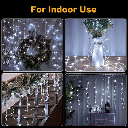 Christmas String Lights, 33ft 400 LED Waterproof Twinkle Lights