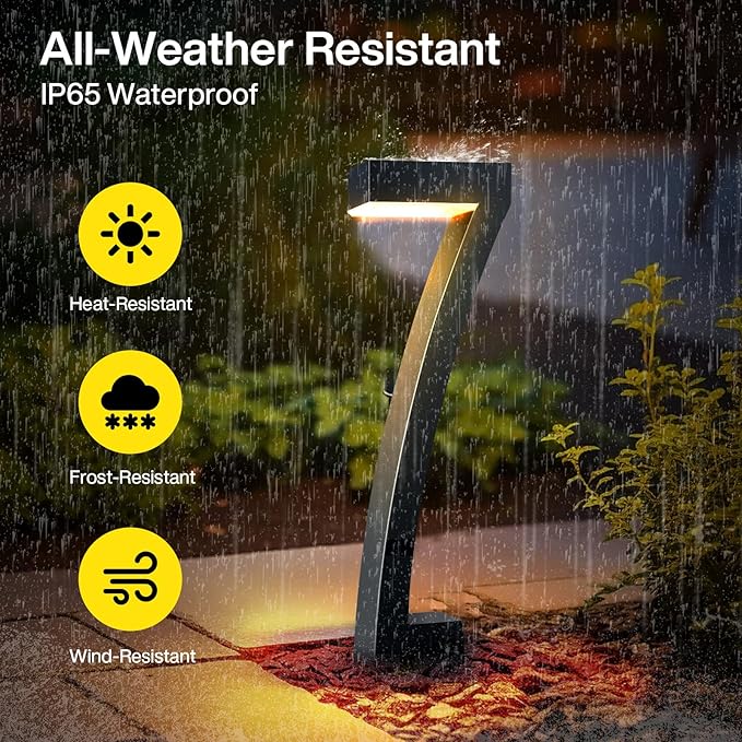 Solar Pathway Lights 6-Pack, Walkway LED