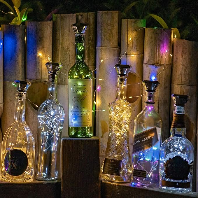 Christmas Fairy Lights 8-Pack, 20 LED Battery Twinkle Lights