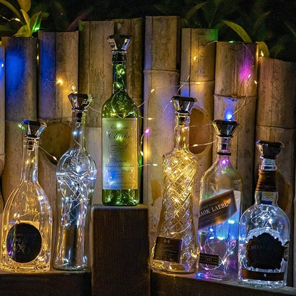 Christmas Fairy Lights 8-Pack, 20 LED Battery Twinkle Lights