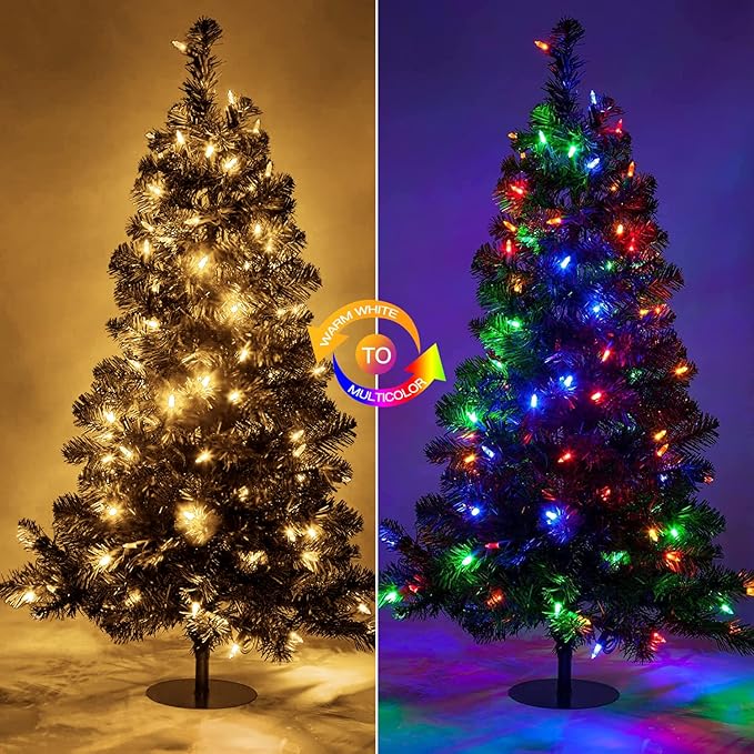 Christmas String Lights, 33ft 100 LED Waterproof Twinkle Lights
