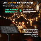 Christmas Yard String Lights, 60ft Waterproof