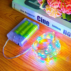 Christmas LED String Lights, Waterproof Timer Lights
