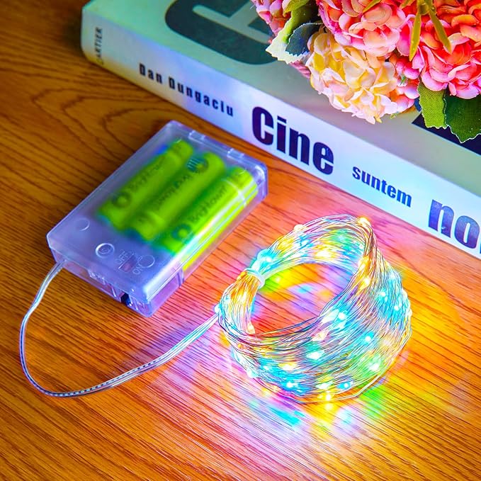 Christmas LED String Lights, Waterproof Timer Lights