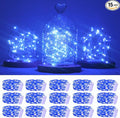 15-Pack 20 LED Christmas Twinkle Lights, 6ft Waterproof for Porch