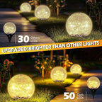 2-Pack Solar Landscape Lights for Driveway