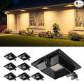 8-Pack Warm White Solar Deck Lights, Outdoor LED