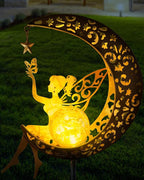 Garden Solar Lawn Figurine Light, Waterproof