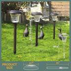 Warm White Solar Pathway Lights 8-Pack, Driveway LED
