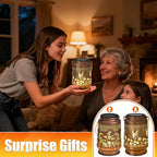 2-Pack Decorative Hummingbird Solar Lanterns for Backyard, Waterproof LED