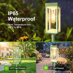 4-Pack Solar Landscape Lights for Garden