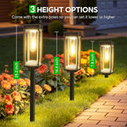 8-Pack Solar Landscape Lights for Walkway