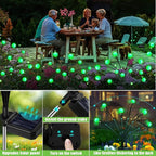 4-Pack Solar Pathway Lights, Waterproof LED Garden Lights