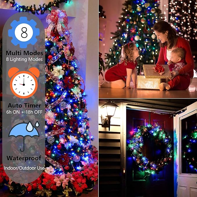 Christmas Fairy Lights, 50 LED Battery Twinkle Lights