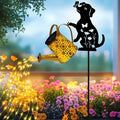 Solar Dog Statue Light, Yard Decor
