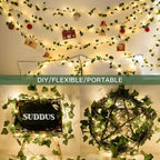 33ft Warm White String Lights for Yard, Waterproof LED