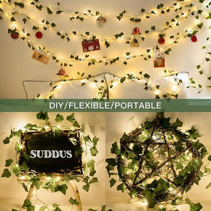 33ft Warm White String Lights for Yard, Waterproof LED