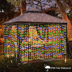 Warm White Yard String Lights, 20ft Weatherproof LED