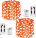 Halloween Backyard String Lights 2-Pack, 132ft 400 LED Waterproof