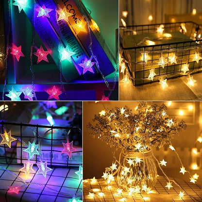 33ft Warm White String Lights for Backyard, Waterproof LED