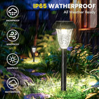 Cool White Solar Pathway Lights 16-Pack, Driveway LED