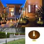 3-Pack Solar Pathway Lights, IP65 Waterproof LED Walkway Lights