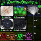 6-Pack Solar Pathway Lights, Waterproof LED Walkway Lights