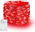60 LED Christmas Twinkle Lights, 20ft Waterproof for Yard