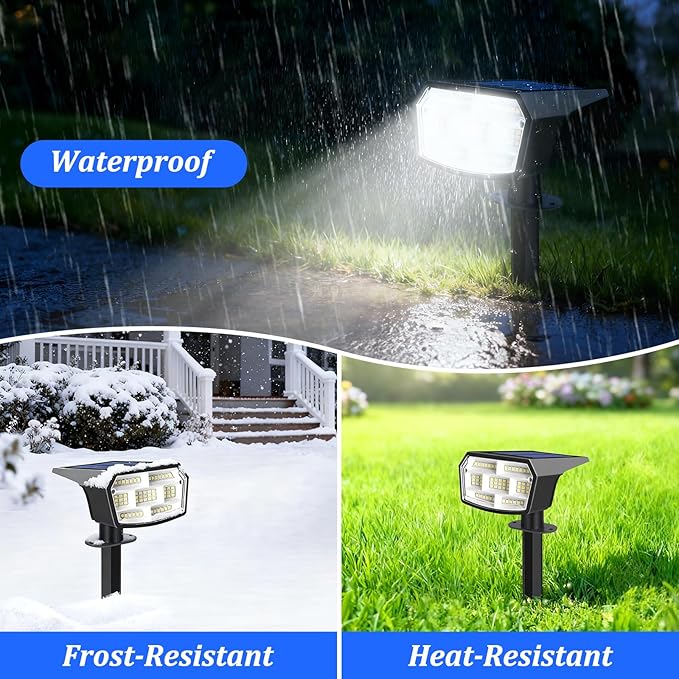 Solar Landscape Spotlights, LED
