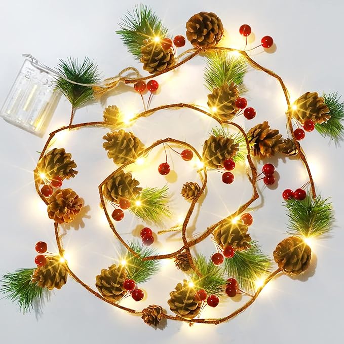 Christmas Fairy Lights, 5ft 20 LED Battery Twinkle Lights