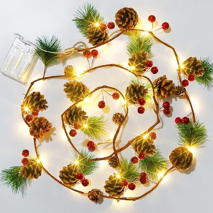 Christmas Fairy Lights, 5ft 20 LED Battery Twinkle Lights