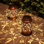 Dragonfly Solar Lanterns, Waterproof LED Backyard Lights