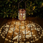 Hummingbird Solar Lanterns, Waterproof LED Yard Lights