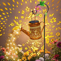 Rustic Hummingbird Solar Lanterns for Porch, Waterproof LED