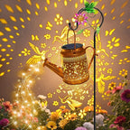 Rustic Hummingbird Solar Lanterns for Porch, Waterproof LED