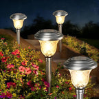 8-Pack Solar Landscape Lights for Driveway