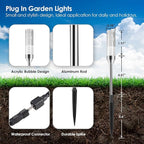 6-Pack IP65 Solar Landscape Lights for Walkway