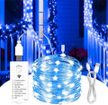 Christmas Yard String Lights, 16ft 50 LED Waterproof