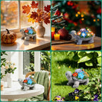 Solar Turtle Garden Statue Light, Outdoor Decor