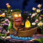 Solar Garden Statue Light, Yard Decor