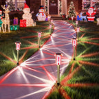 10-Pack Solar Pathway Lights, Waterproof LED Walkway Lights